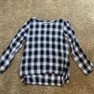 Plaid blouse